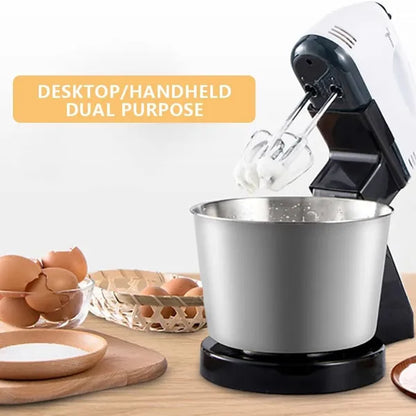 Electric Stand Mixer with Bowl — 7 Speeds, 1.7L | 150W Compact Kitchen Mixer