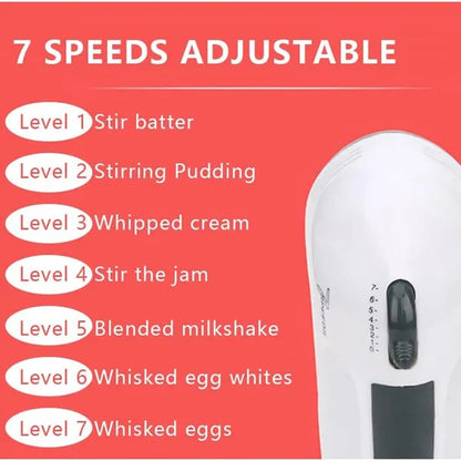 Electric Stand Mixer with Bowl — 7 Speeds, 1.7L | 150W Compact Kitchen Mixer