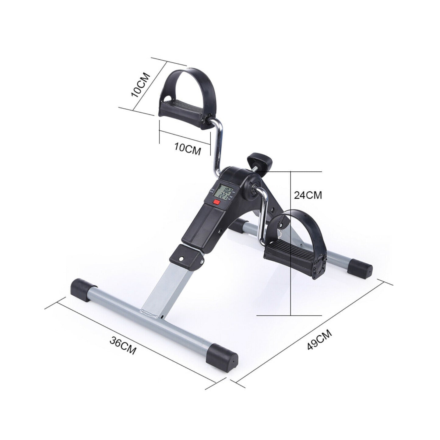Mini Heimtrainer Pedaltrainer Arm Und Beintrainer Fitness Bike Trimmrad LCD