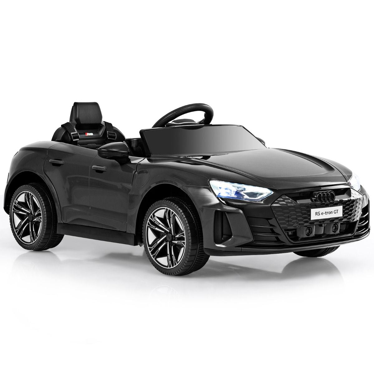 Voiture Electrique 12 V Avec Télécommande 2,4G Véhicules Électriques Démarrage Progressif & Musique Charge 25Kg Pour 37-95 Mois Blanc/Rouge/Noir