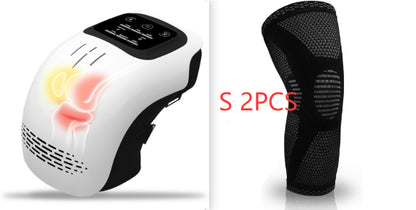 Electric Knee Massager — Infrared Heat, Vibration & Laser Pain Relief | Rechargeable