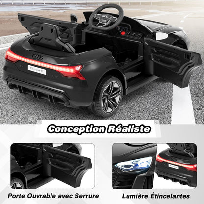 Voiture Electrique 12 V Avec Télécommande 2,4G Véhicules Électriques Démarrage Progressif & Musique Charge 25Kg Pour 37-95 Mois Blanc/Rouge/Noir