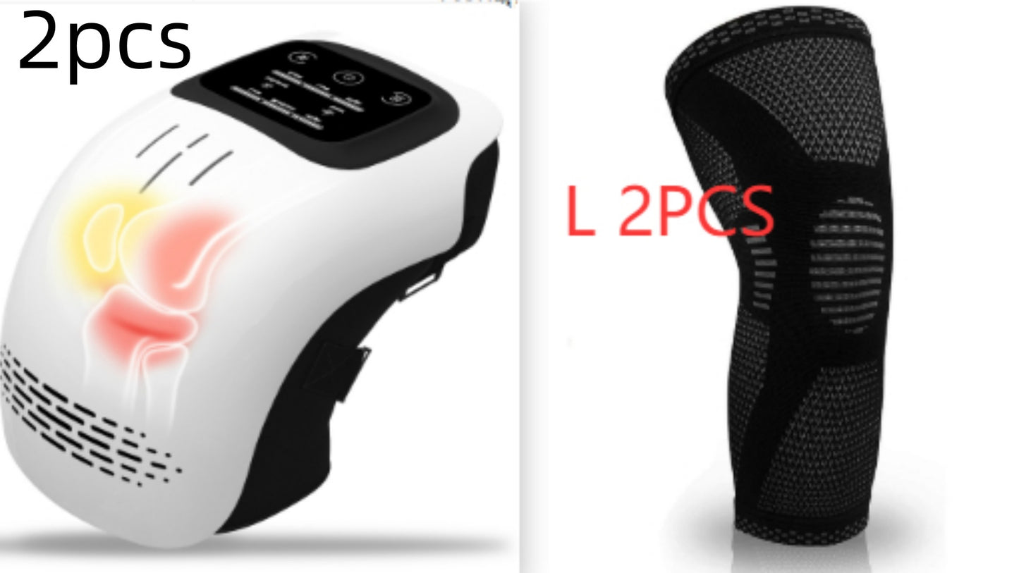 Electric Knee Massager — Infrared Heat, Vibration & Laser Pain Relief | Rechargeable