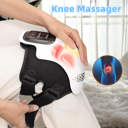 Electric Knee Massager — Infrared Heat, Vibration & Laser Pain Relief | Rechargeable