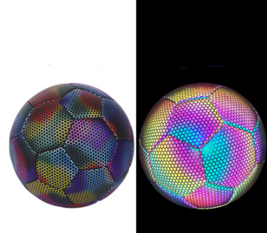 Ballon De Football Réfléchissant Lumineux — Couture Machine | Jour & Nuit