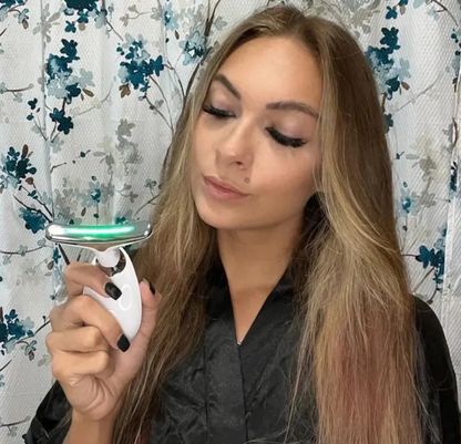 Dispositif Beauté LED Cou & Décolleté — Anti-Rides, Raffermissant | Rechargeable