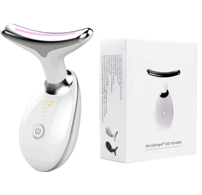 Dispositif Beauté LED Cou & Décolleté — Anti-Rides, Raffermissant | Rechargeable