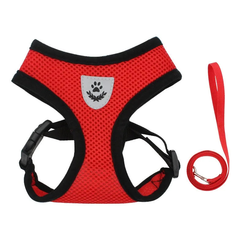 Cat Harness & Leash Set — Anti-Escape Vest with Tent | Adjustable for Cats & Small Dogs