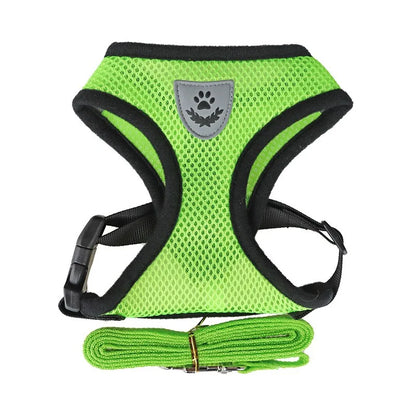 Cat Harness & Leash Set — Anti-Escape Vest with Tent | Adjustable for Cats & Small Dogs