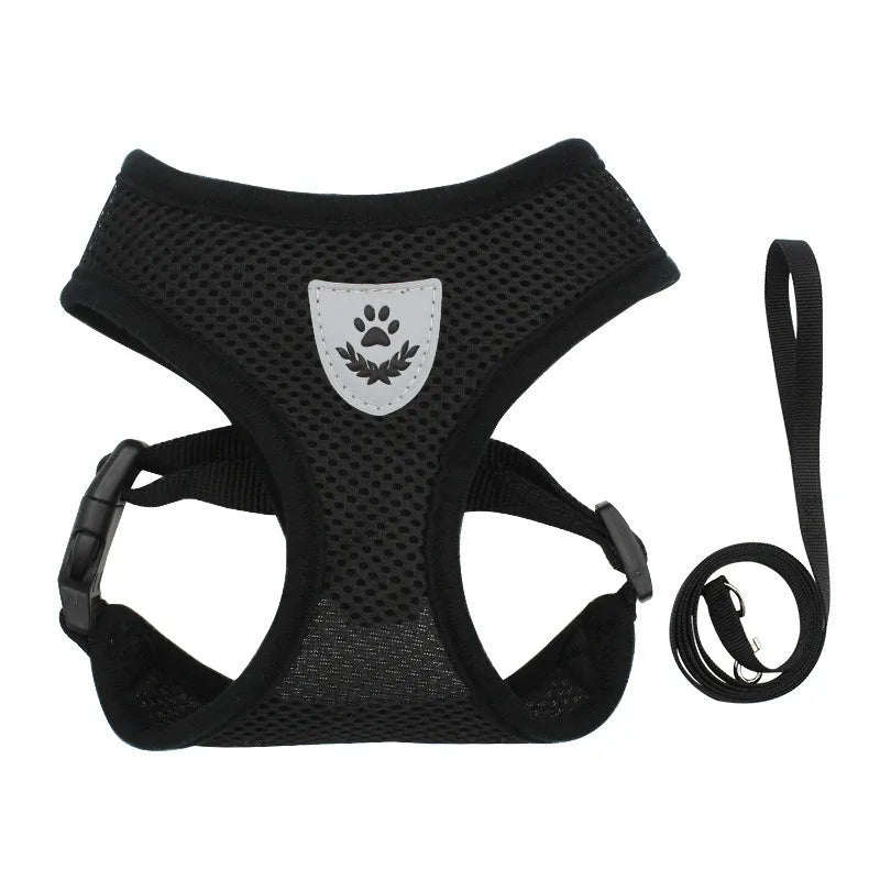 Cat Harness & Leash Set — Anti-Escape Vest with Tent | Adjustable for Cats & Small Dogs