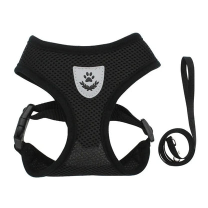 Cat Harness & Leash Set — Anti-Escape Vest with Tent | Adjustable for Cats & Small Dogs