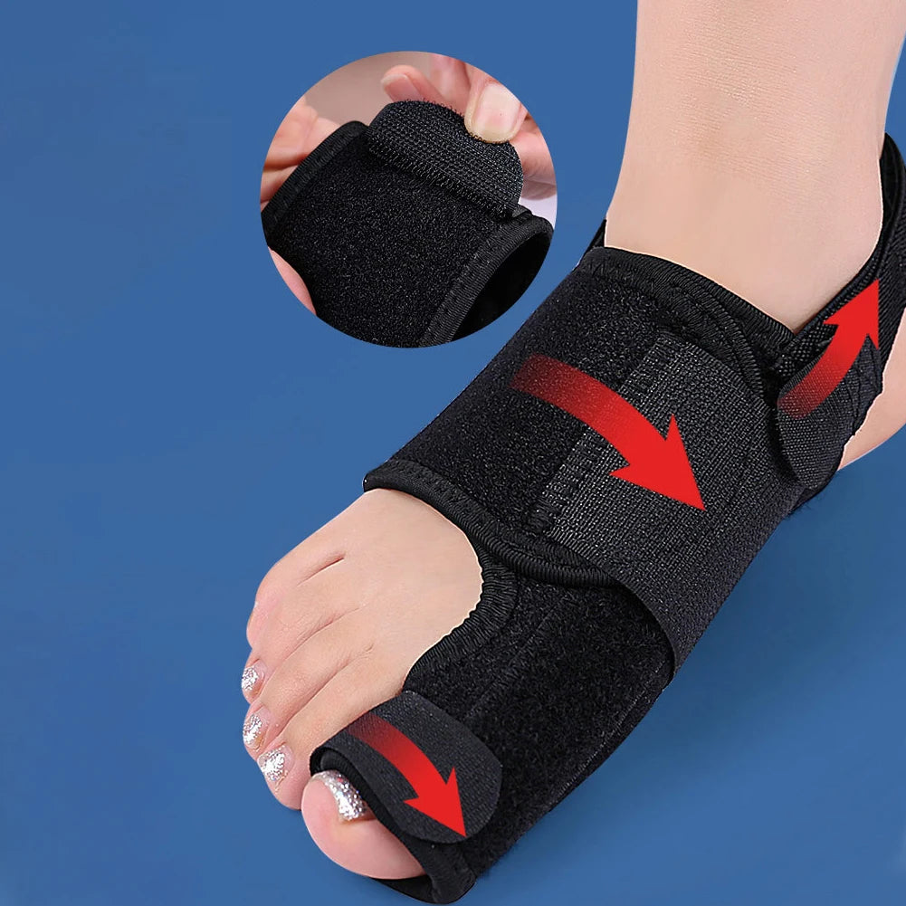 Hallux Valgus Bunion Corrector — Adjustable Toe Straightener & Orthopedic Brace