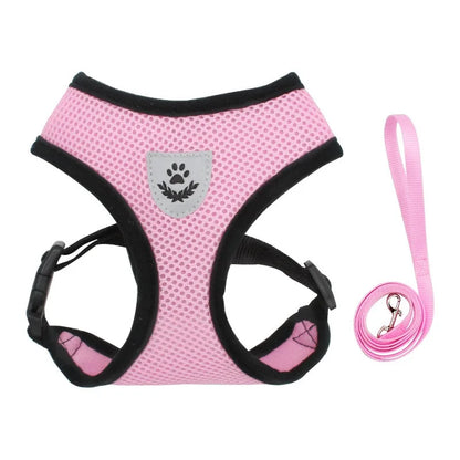 Cat Harness & Leash Set — Anti-Escape Vest with Tent | Adjustable for Cats & Small Dogs