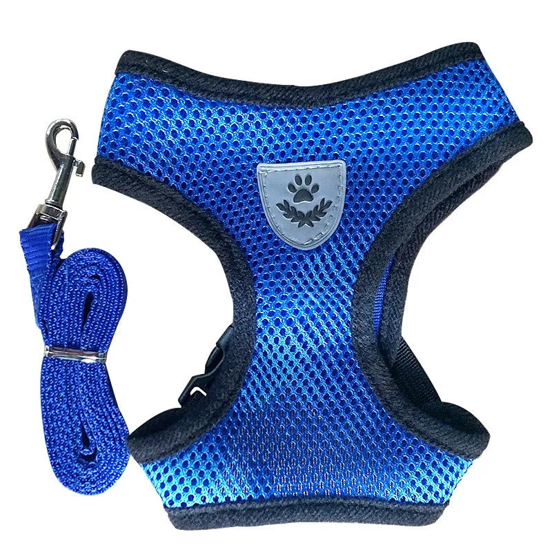 Cat Harness & Leash Set — Anti-Escape Vest with Tent | Adjustable for Cats & Small Dogs