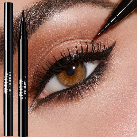 0.001mm Waterproof Black Eyeliner Pencils Quick-dry Long Lasting Easy To Wear Liquid Eye Liner Pen Matte  Big Eye Makeup Tools