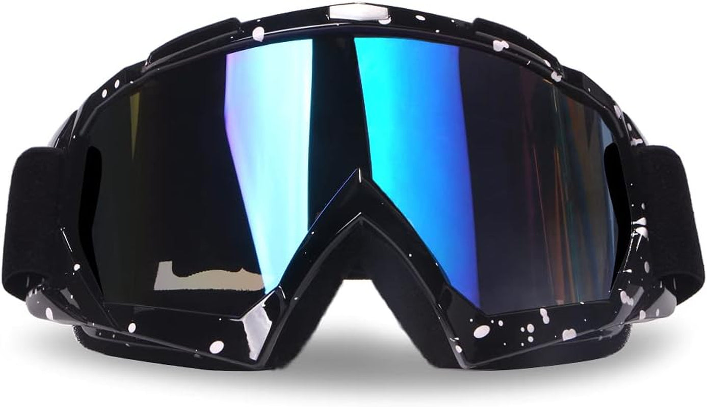 Lunette De Moto Cross, Lunettes De Protection De Sécurité Réglables, Lunettes De Ski Anti-Uv