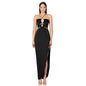 Halter Satin Mini Dress — Elegant Asymmetric Bodycon Dress for Women
