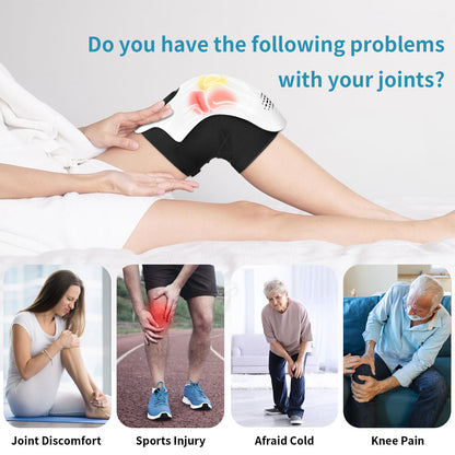 Electric Knee Massager — Infrared Heat, Vibration & Laser Pain Relief | Rechargeable