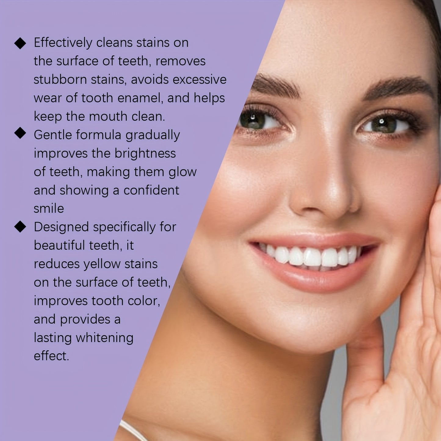 Purple Teeth Whitening Strips — Dry-Application | No Sensitivity Formula