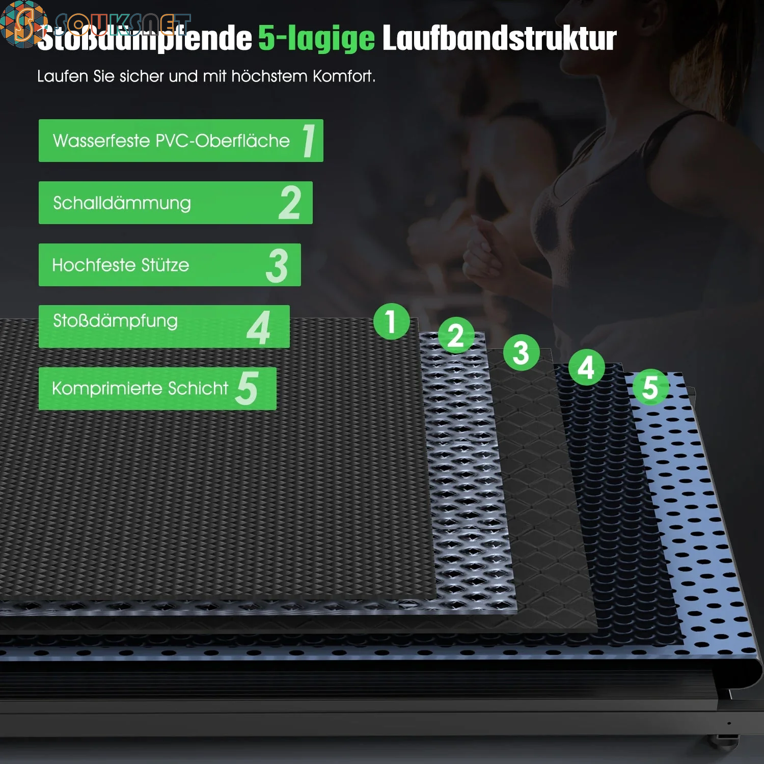 Treadmill Walking Pad for Home 3In1 Folding under Desk Treadmill 2.5HP Smart Walking Treadmill with APP & LED Display