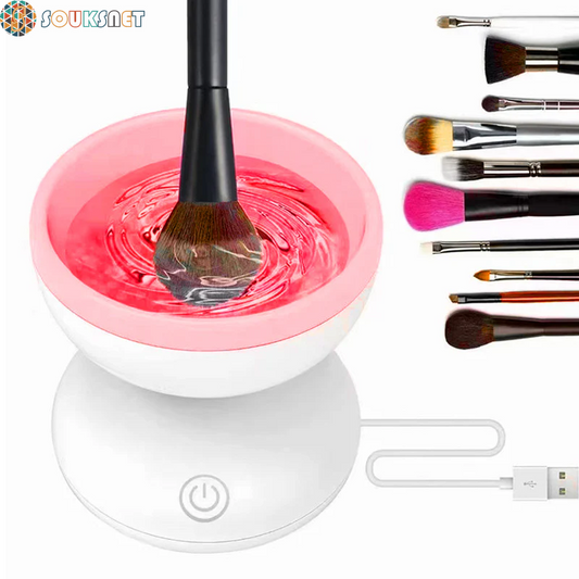 Portable USB Makeup Brush Cleaner Machine Electric Cosmetic Brush Cleaning Washing Tools Automatic Clean Makeup Brushes