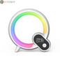 Creative Q Light Analog Sunrise Digital Display Alarm Clock Bluetooth Audio Intelligent Wake-Up Q Colorful Atmosphere Light