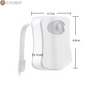 Motion Sensor Light Wireless LED Night Light RGB 8Colors Lamp Toilet Bathroom Atmosphere Light Colorful Sensor LED Night Lights