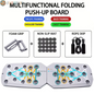 Push-Up Board Set Portable Multifunctional Push-Up Bar Foldable Fitness Equipment for Chest Abdomen Arms/Back Training