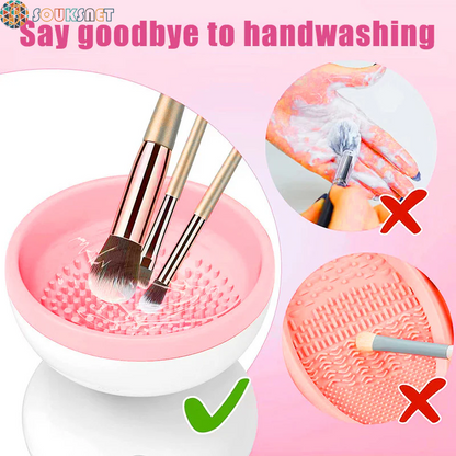 Portable USB Makeup Brush Cleaner Machine Electric Cosmetic Brush Cleaning Washing Tools Automatic Clean Makeup Brushes