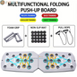 Push-Up Board Set Portable Multifunctional Push-Up Bar Foldable Fitness Equipment for Chest Abdomen Arms/Back Training